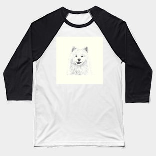 Samoyed Baseball T-Shirt